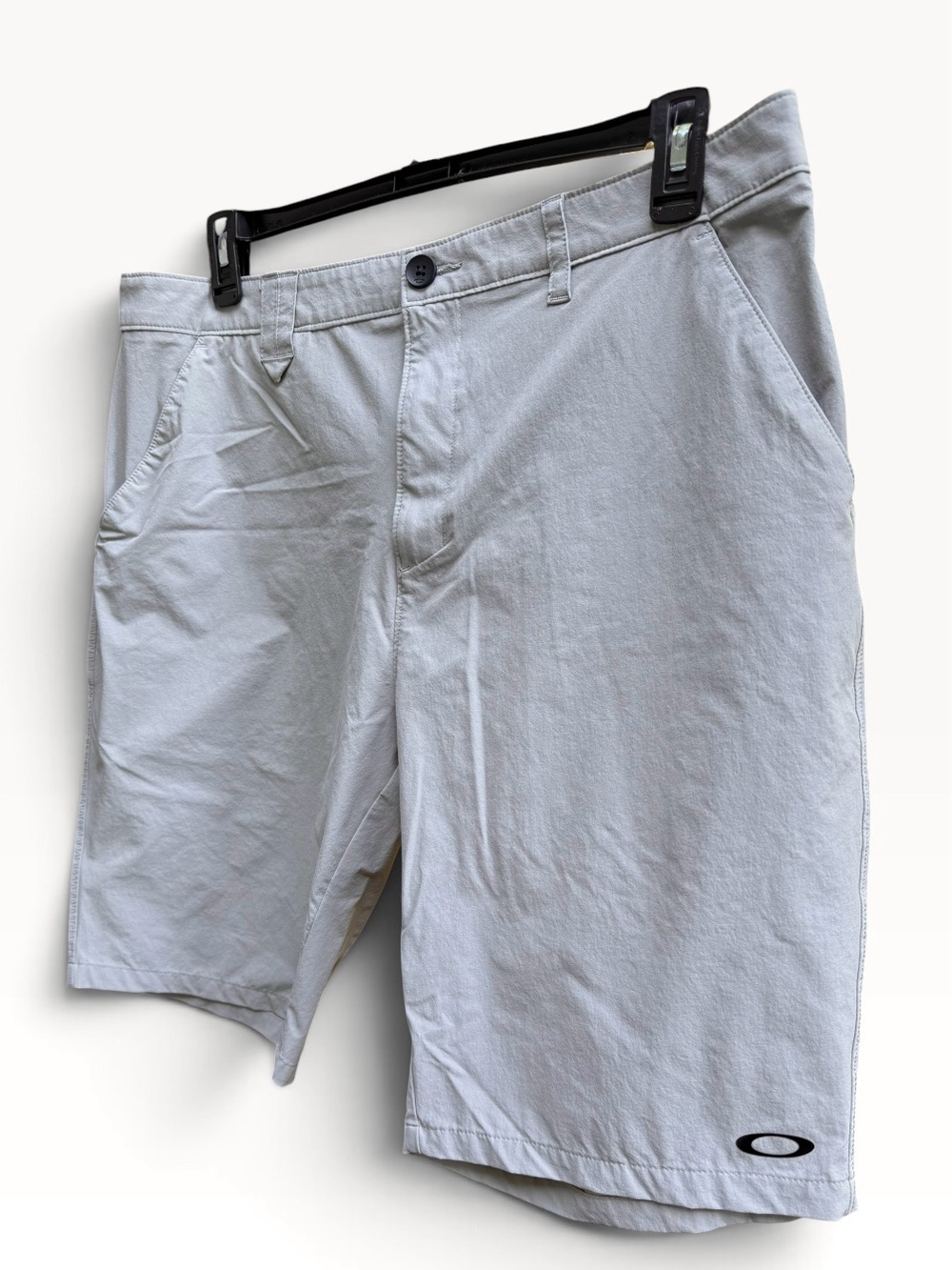 Oakley Men's Take 2.5 Golf Chino Shorts Light Gray Size 38